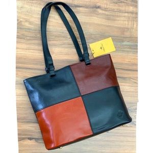 Patricia Nash Braden Colorblock Tote Bag